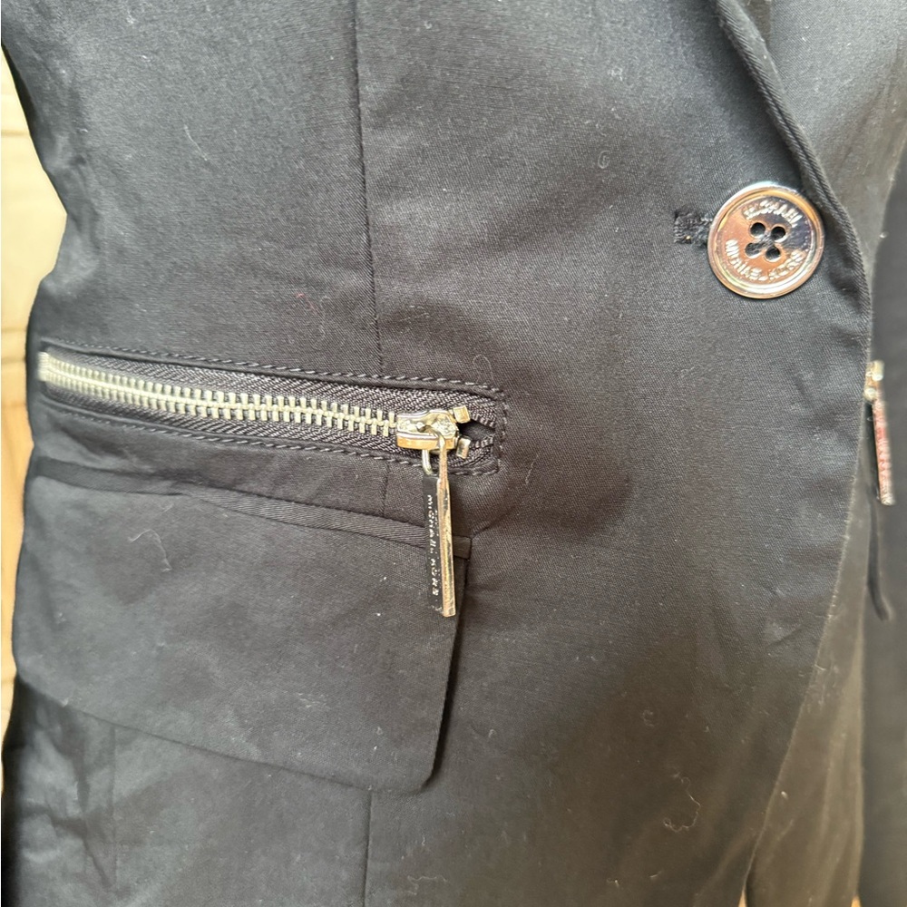 Michael Kors Black Blazer with Silver Accents - Picture 2 of 6